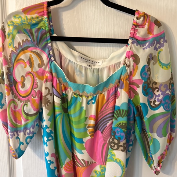 Trina Turk bright dress. Size 8 - Picture 2 of 5